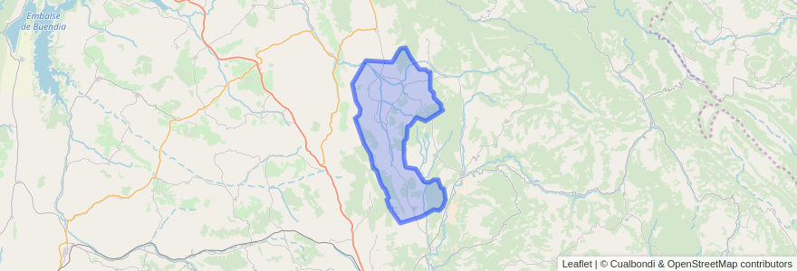 Mapa de ubicacion de Sotorribas.