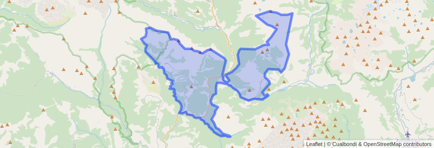 Mapa de ubicacion de Tella-Sin.