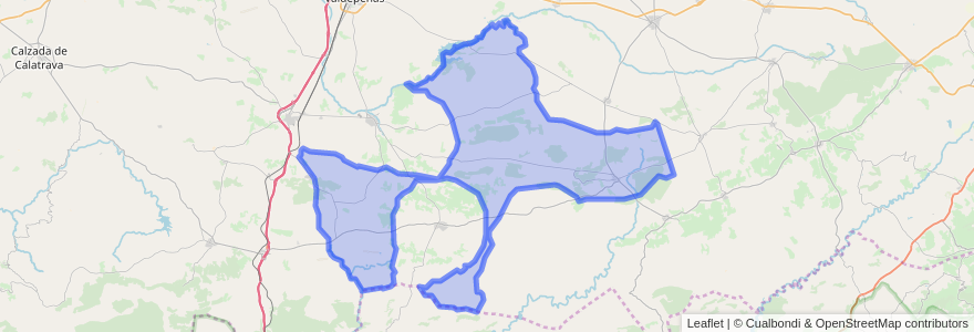 Mapa de ubicacion de Torre de Juan Abad.