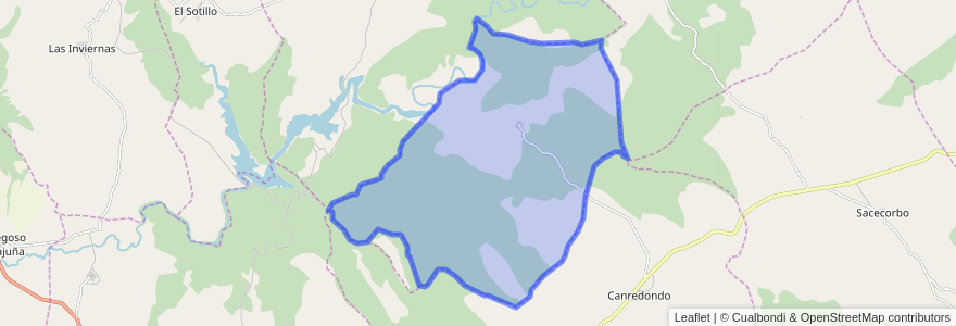 Mapa de ubicacion de Torrecuadradilla.