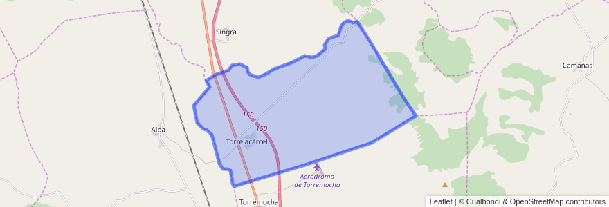 Mapa de ubicacion de Torrelacárcel.