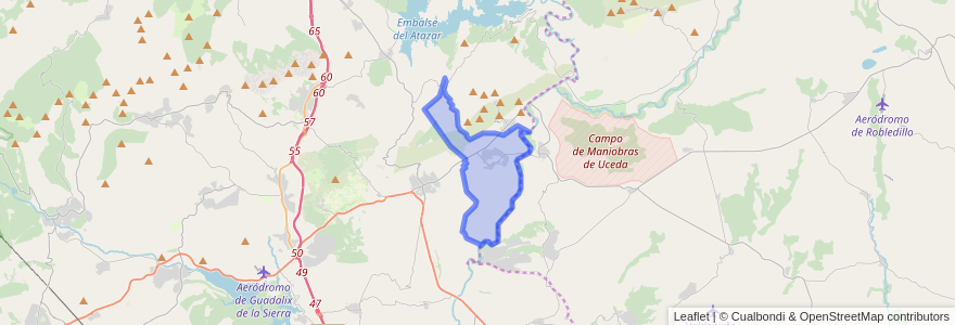 Mapa de ubicacion de Torremocha de Jarama.