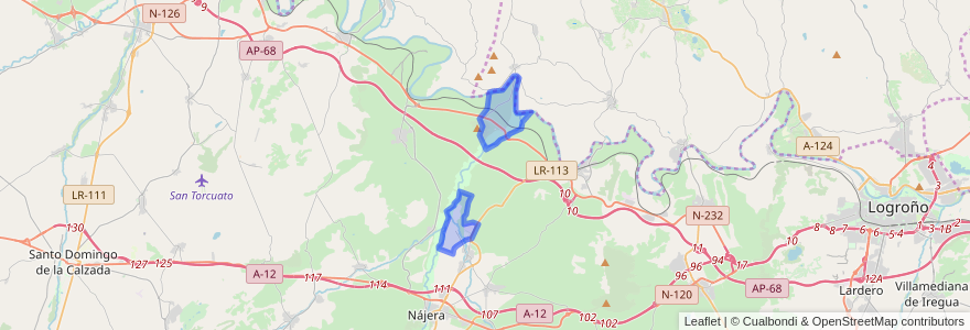 Mapa de ubicacion de Torremontalbo.