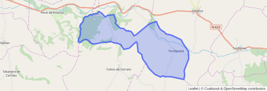 Mapa de ubicacion de Torrepadre.