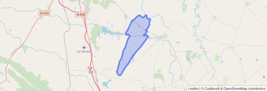 Mapa de ubicacion de Torrequemada.