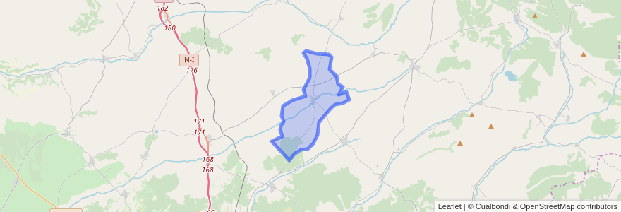 Mapa de ubicacion de Tubilla del Lago.