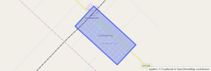 Mapa de ubicacion de Uribelarrea.