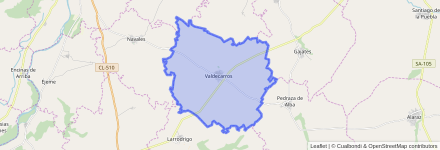 Mapa de ubicacion de Valdecarros.