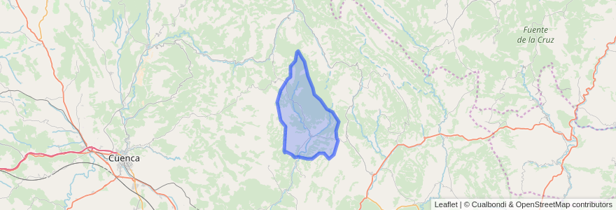 Mapa de ubicacion de Valdemoro-Sierra.