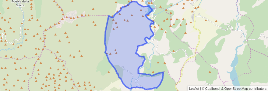 Mapa de ubicacion de Valdesotos.