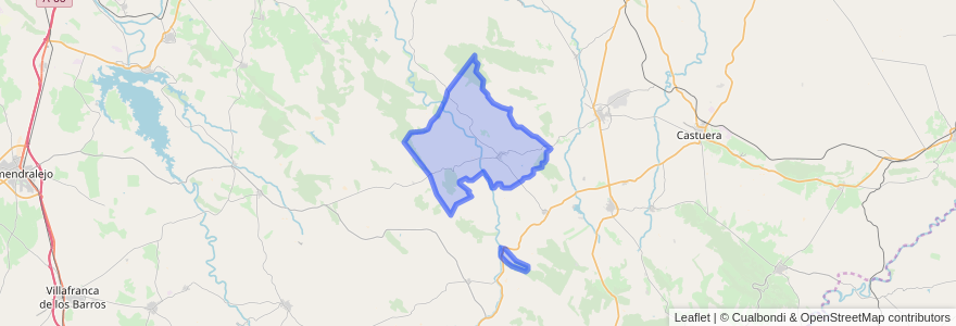 Mapa de ubicacion de Valle de la Serena.