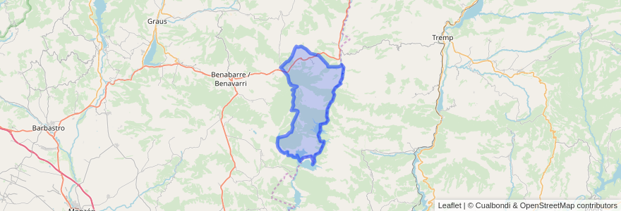 Mapa de ubicacion de Viacamp y Litera/Viacamp i Lliterà.