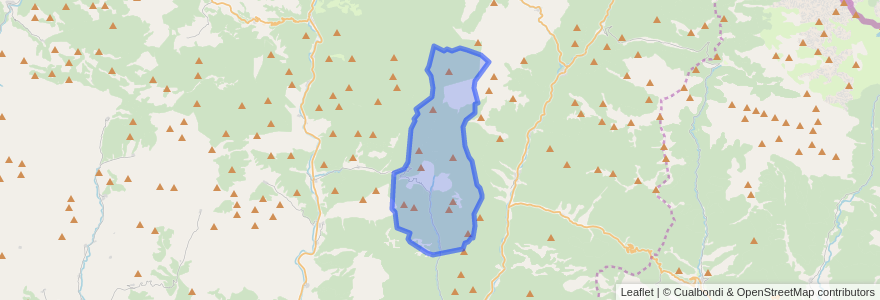 Mapa de ubicacion de Vidángoz/Bidankoze.