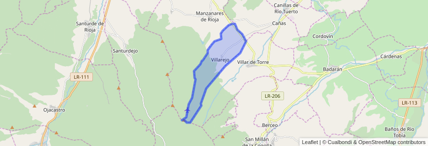 Mapa de ubicacion de Villarejo.