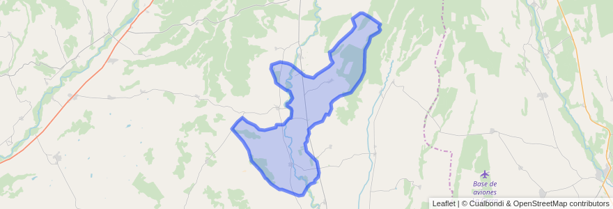 Mapa de ubicacion de Villaselán.