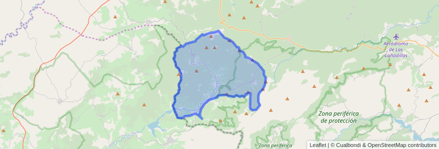 Mapa de ubicacion de Villaverde de Guadalimar.