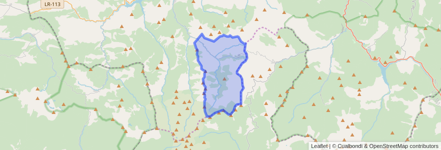 Mapa de ubicacion de Viniegra de Arriba.