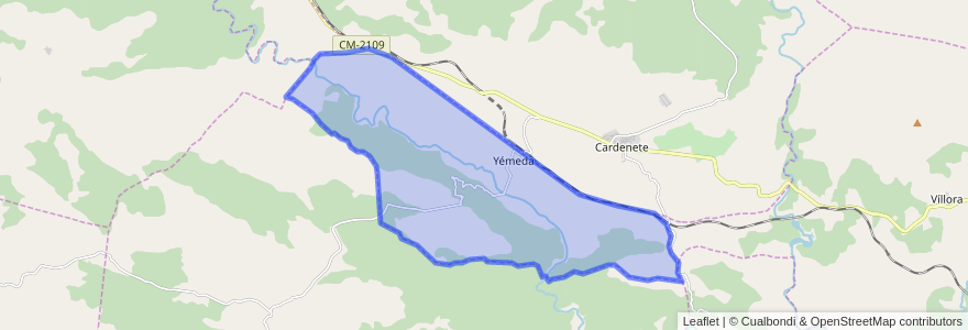 Mapa de ubicacion de Yémeda.