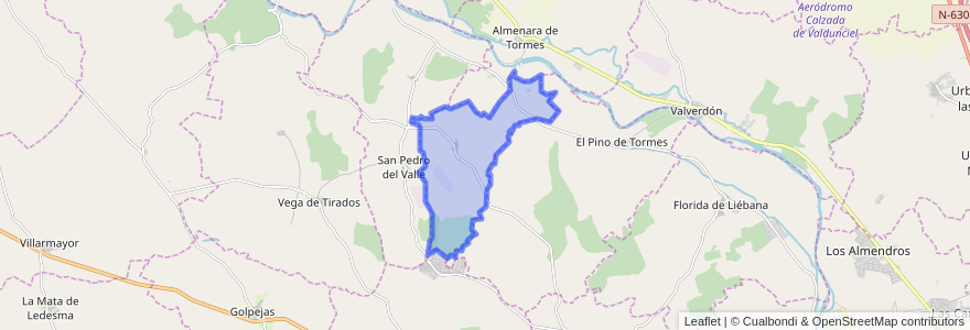 Mapa de ubicacion de Zarapicos.