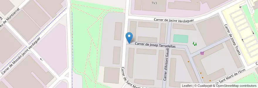 Mapa de ubicacion de 011 Edifici Conata en Испания, Каталония, Барселона, Баш-Льобрегат, Sant Joan Despí.