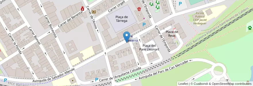 Mapa de ubicacion de 041 Metro Gavarra en Spagna, Catalunya, Barcelona, Baix Llobregat, Cornellà De Llobregat.