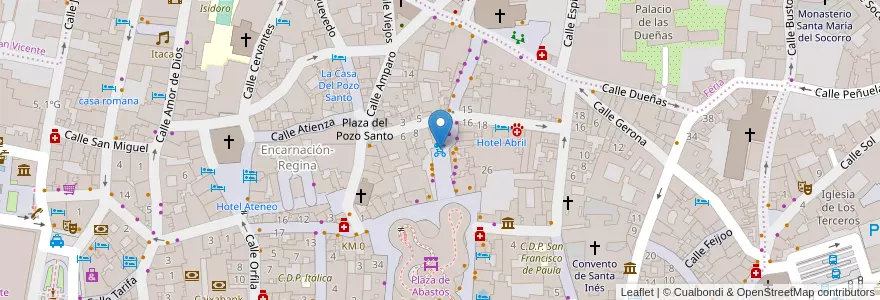 Mapa de ubicacion de 058 Calle Regina en Spanje, Andalusië, Sevilla, Sevilla.