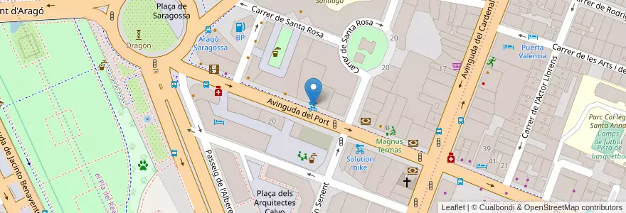 Mapa de ubicacion de 063 Avinguda del Port I en スペイン, バレンシア州, València / Valencia, Comarca De València, València.