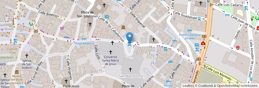Mapa de ubicacion de 074 Plaza Pilatos en 西班牙, 安达鲁西亚, Sevilla, Sevilla.