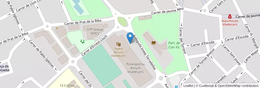 Mapa de ubicacion de 093 Atrium 1 en 西班牙, Catalunya, Barcelona, Baix Llobregat, Viladecans.