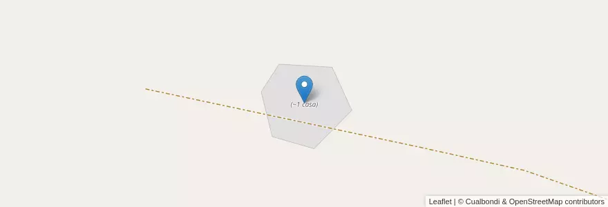 Mapa de ubicacion de (~1 casa) en Arjantin, Jujuy, Departamento Yavi, Comisión Municipal De El Cóndor.