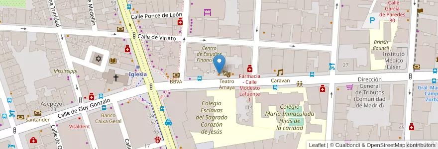 Mapa de ubicacion de 100 Montaditos en Spagna, Comunidad De Madrid, Comunidad De Madrid, Área Metropolitana De Madrid Y Corredor Del Henares, Madrid.