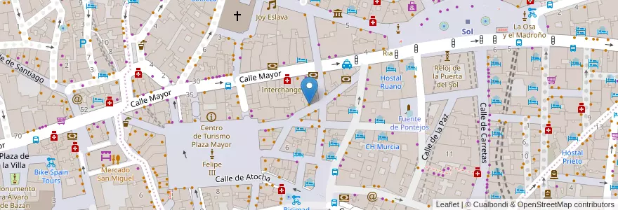 Mapa de ubicacion de 100 Montaditos en Espanha, Comunidade De Madrid, Comunidade De Madrid, Área Metropolitana De Madrid Y Corredor Del Henares, Madrid.