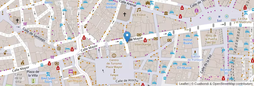 Mapa de ubicacion de 100 Montaditos en 스페인, Comunidad De Madrid, Comunidad De Madrid, Área Metropolitana De Madrid Y Corredor Del Henares, 마드리드.