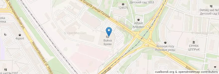 Mapa de ubicacion de McDonald's en Russia, Central Federal District, Moscow Oblast, Moscow, Zelenogradsky Administrative Okrug, Kryukovo District, Silino District.