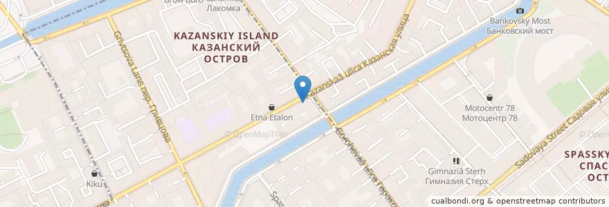 Mapa de ubicacion de Сыто-Пьяно en Rusia, Северо-Западный Федеральный Округ, Óblast De Leningrado, San Petersburgo, Адмиралтейский Район, Сенной Округ.