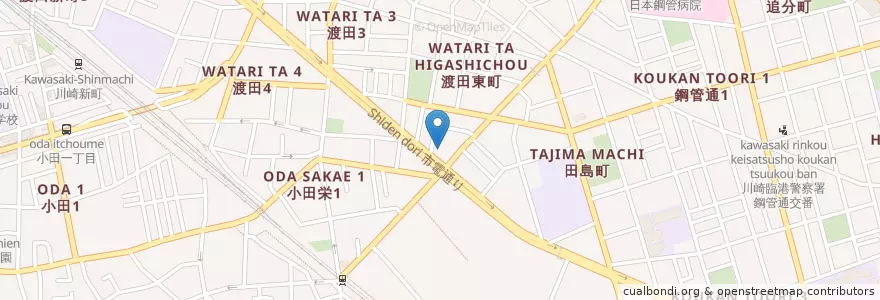 Mapa de ubicacion de ENEOS en Japan, 神奈川県, 川崎市, 川崎区.