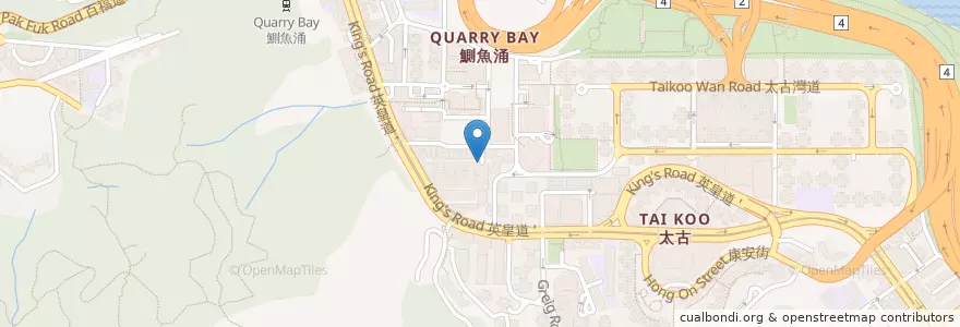 Mapa de ubicacion de 新威園 Sunway Gardens en Китай, Гуандун, Гонконг, Гонконг, Новые Территории, 東區 Eastern District.
