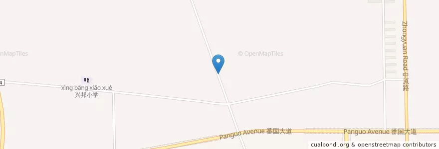 Mapa de ubicacion de 番城街道 en الصين, خنان, 信阳市, 固始县, 番城街道.