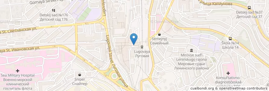 Mapa de ubicacion de Inter@zone en Rusia, Дальневосточный Федеральный Округ, Приморский Край, Владивостокский Городской Округ.