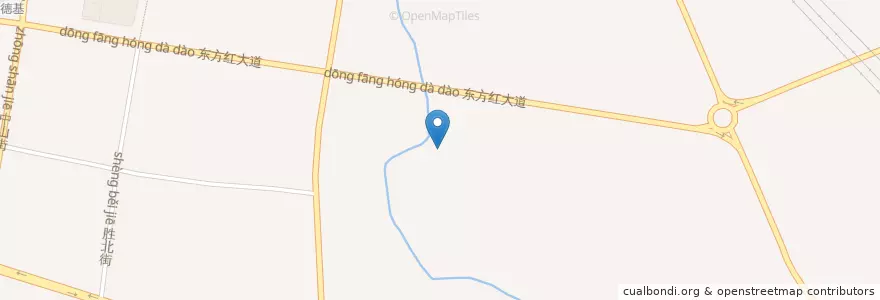 Mapa de ubicacion de 民权街道 en China, Henan, 信阳市, 浉河区, 民权街道.