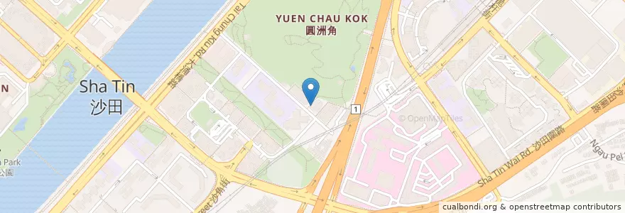 Mapa de ubicacion de 米毛劍英長者之家 Mei Mao Keen Ying Home for Senior Citizens en China, Guangdong, Hong Kong, Wilayah Baru, 沙田區 Sha Tin District.