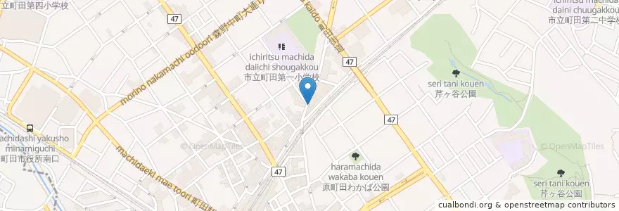 Mapa de ubicacion de やまと屋 en 日本, 東京都, 町田市.