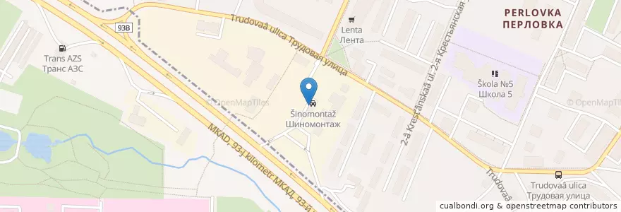 Mapa de ubicacion de Chisto en 俄罗斯/俄羅斯, Центральный Федеральный Округ, 莫斯科州, Городской Округ Мытищи.