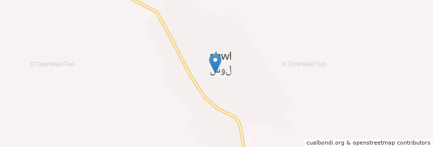 Mapa de ubicacion de شول en Iran, استان فارس, شهرستان مرودشت, بخش مرکزی شهرستان مرودشت, دهستان نقش رستم, شول.