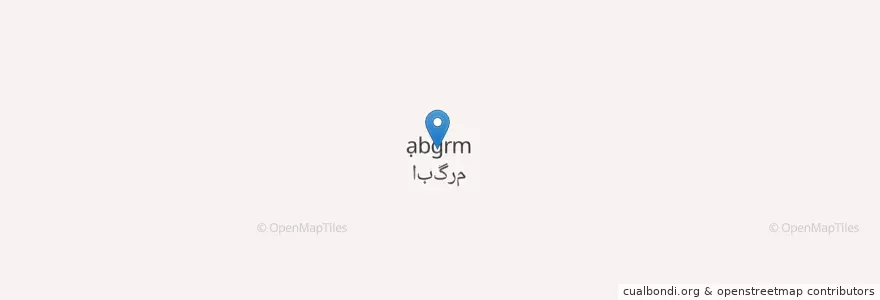 Mapa de ubicacion de Abgarm en Iran, Fars Province, Marvdasht County, Central District Marvdasht County, دهستان رامجرد یک, Abgarm.