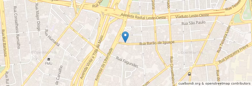 Mapa de ubicacion de Restaurante Katsuzen Katian en برزیل, منطقه جنوب شرقی برزیل, سائوپائولو, Região Geográfica Intermediária De São Paulo, Região Metropolitana De São Paulo, Região Imediata De São Paulo, سائوپائولو.