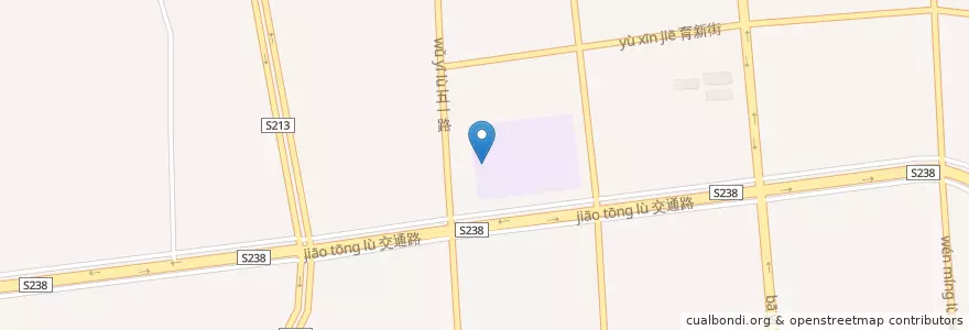 Mapa de ubicacion de 陈州回族街道 en چین, استان هنان, 周口市, 川汇区, 陈州回族街道.
