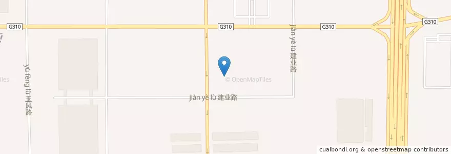 Mapa de ubicacion de 凤凰台街道 en 중국, 허난성, 정저우시, 진수이구, 凤凰台街道.