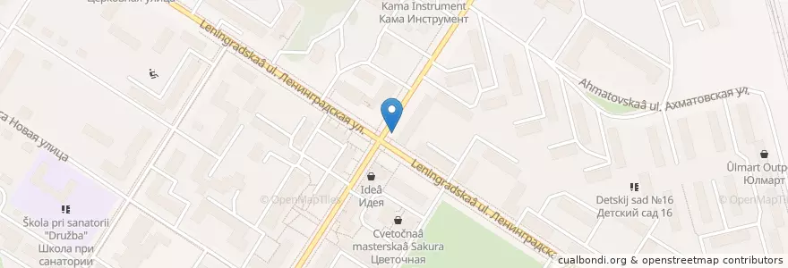 Mapa de ubicacion de Wake up! en Rusland, Северо-Западный Федеральный Округ, Oblast Leningrad, Sint-Petersburg, Пушкинский Район, Пушкин.