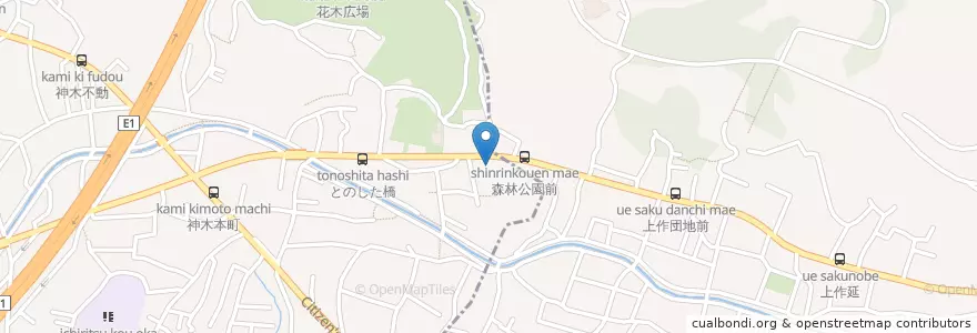 Mapa de ubicacion de 華屋与兵衛 en Japonya, 神奈川県, 川崎市, 高津区, 宮前区.